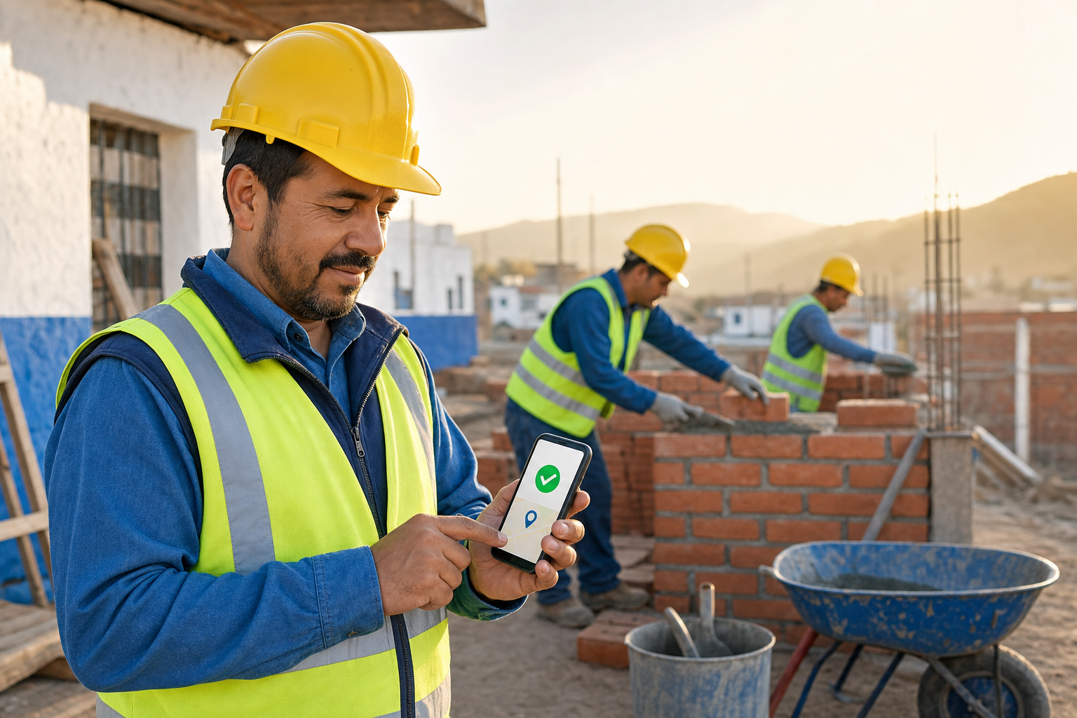 App de fichaje para construcción con GPS: multi-obra sin papeles ni Excel